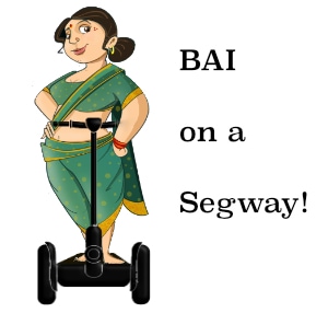 Bai on a Segway!