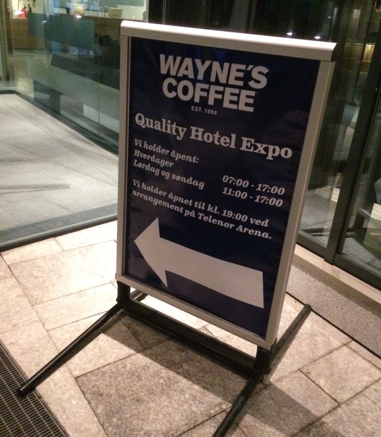 Wayne’s Coffee Shop in Quality Hotel Expo