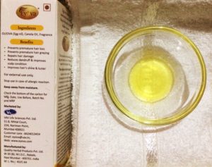 Eyova Egg Oil For Hair