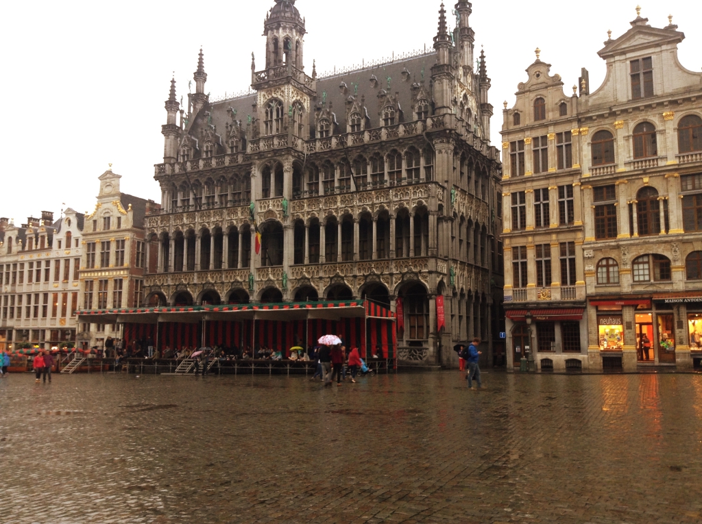 Belgium on a rainy day