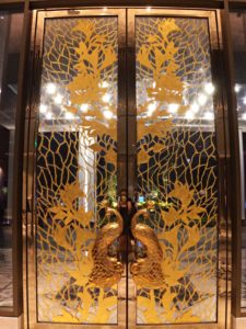 Indore Marriott Gold Lobby Door