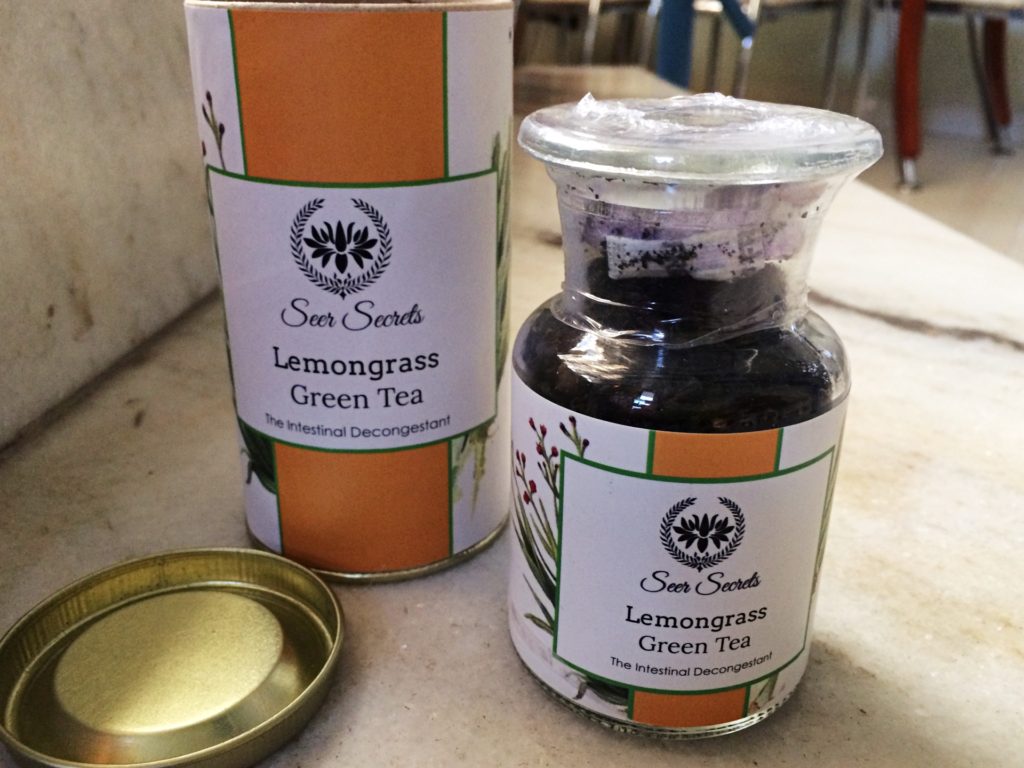 Seer Secrets Lemongrass Green Tea Glass Jar