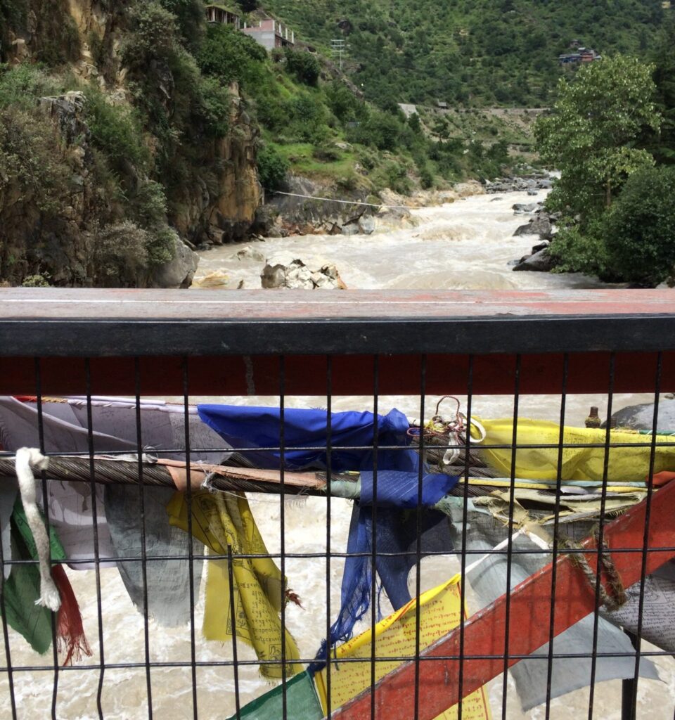 Buddhist Flags in Manali
