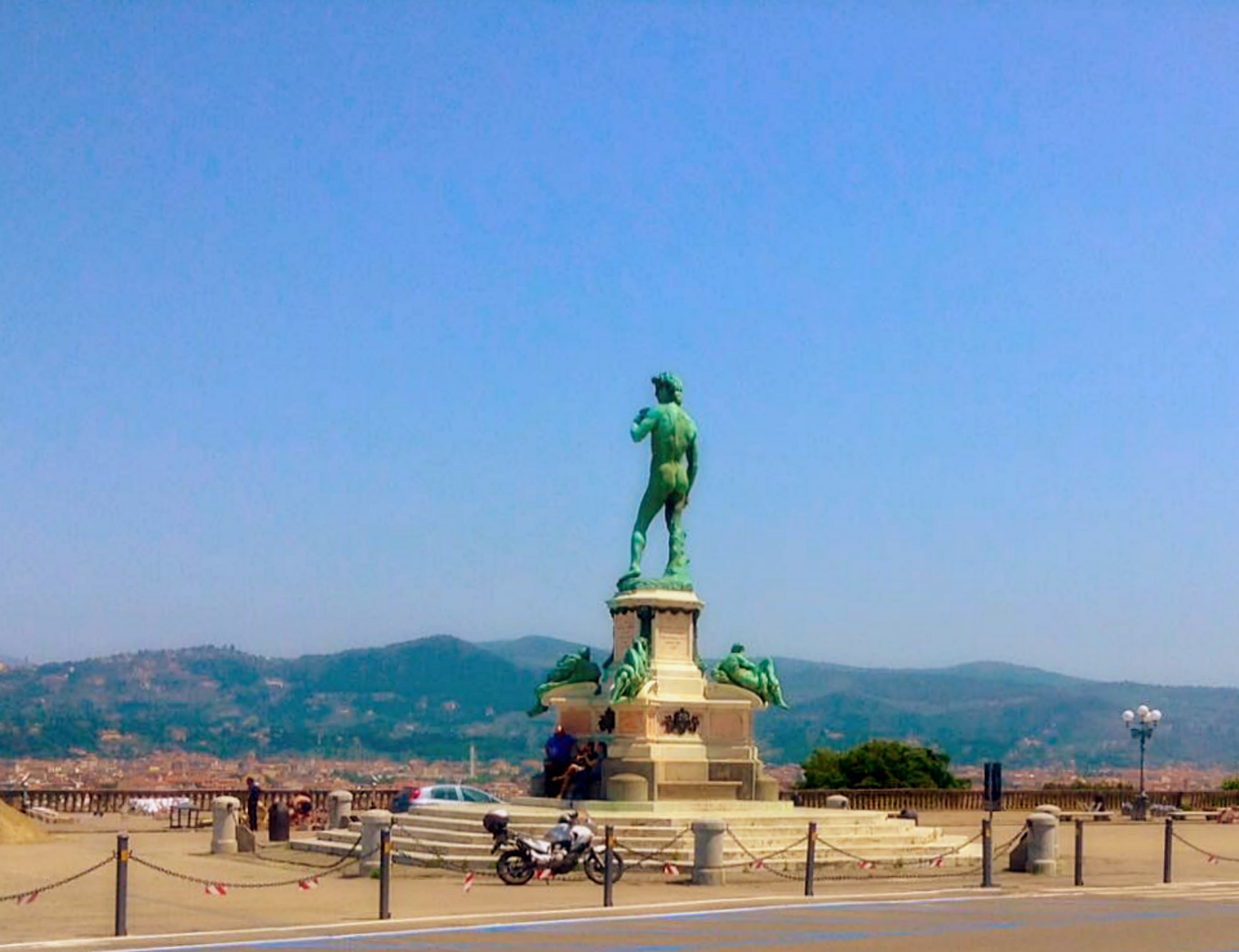 Bronze David Replica in Florence