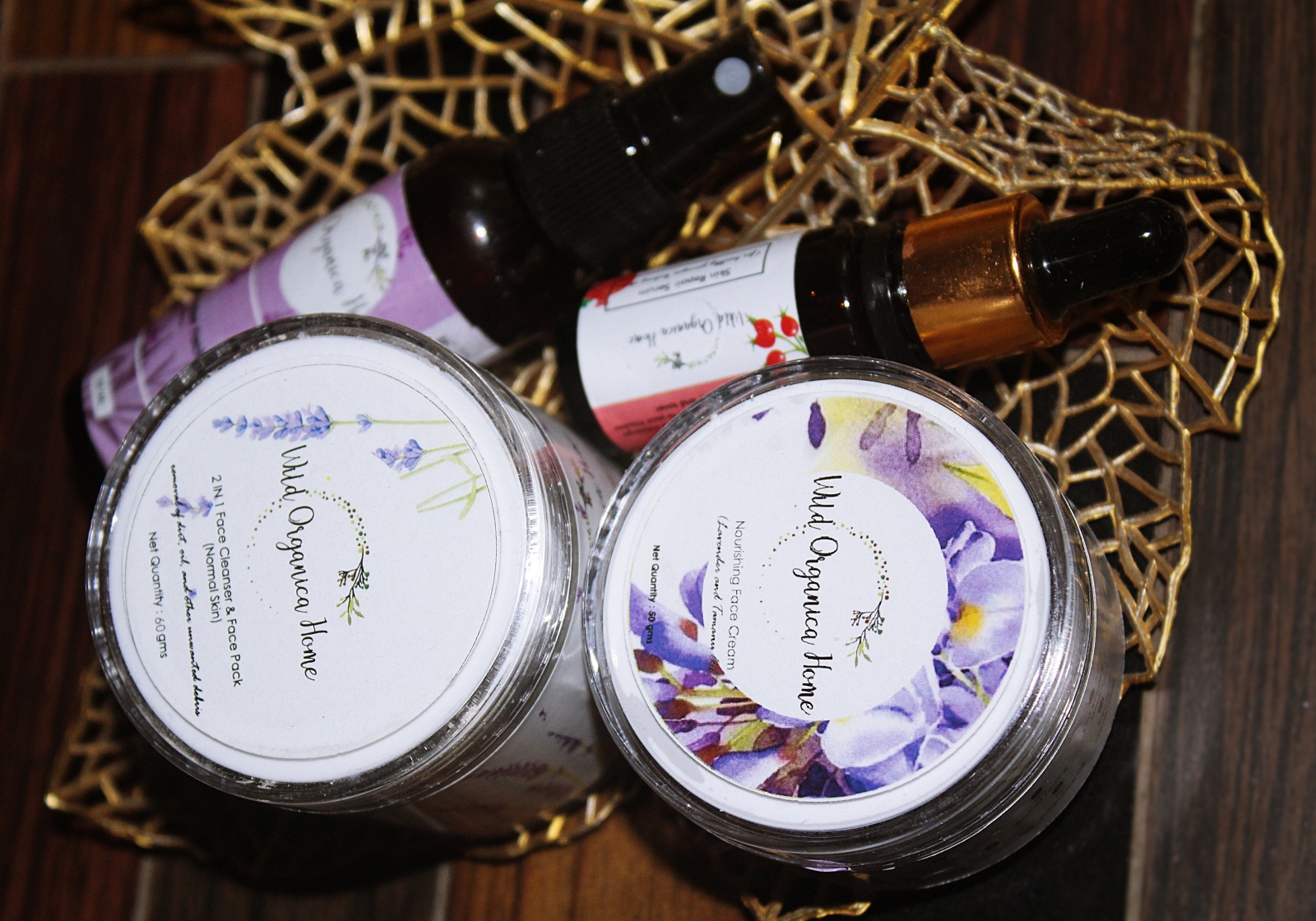Skin Care Routine With Wild Organica Home