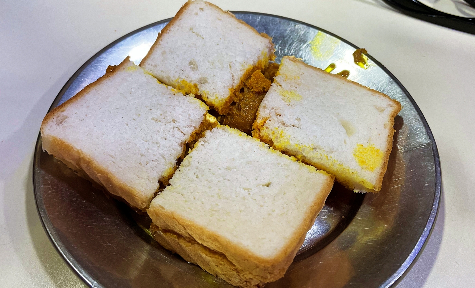 Gulab Jamub Sabji Sandwich