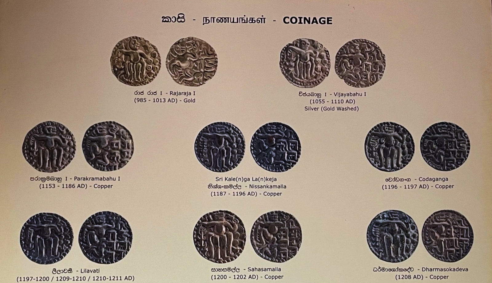 Colombo National Museum Coins