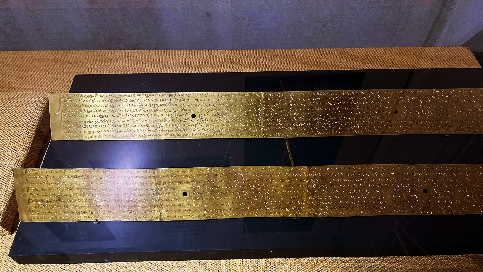 Sri Lanka oldest gold plate inscription
